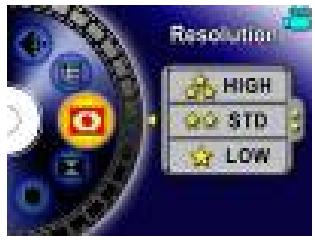 GENIUS DV610 - Réglages sous-menu enregistrement - 3