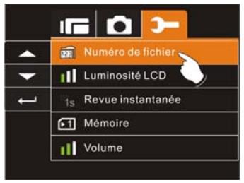 GENIUS HD550T - Numéro de fichier (par défaut: séries) - 1