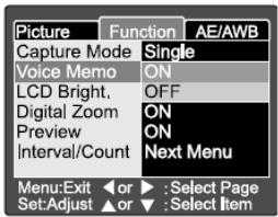 GENIUS P533 - Mode capture - 2