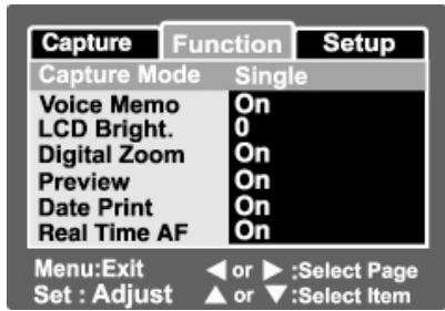 GENIUS P635 - Menu images fixes (Fonction) - 3