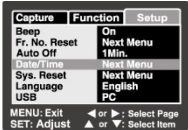 GENIUS P635 - Réglage de la Date et de l'Heure - 1