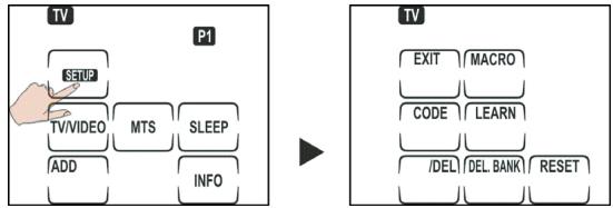 GENIUS REMOTE 600 - Accéder au réglage - 1