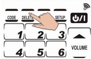 GENIUS REMOTE 800 - Supprimer les codes préprogrammés de tous les appareils - 1