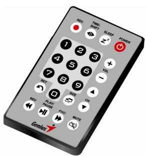 GENIUS TVGO DVB-T02Q - Télécommande multifonctions - 1