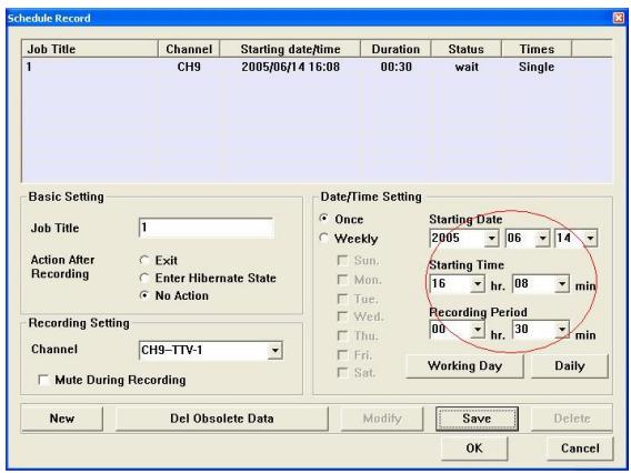 GENIUS TVGO DVB-T02Q - Réglage date / heure - 1