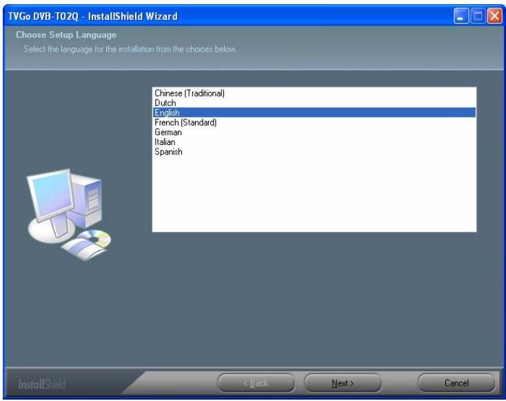 GENIUS TVGO DVB-T02Q - Installation du logiciel - 4