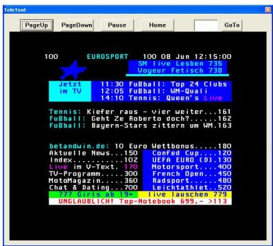 GENIUS TVGO DVB-T02Q - Télétexte - 1