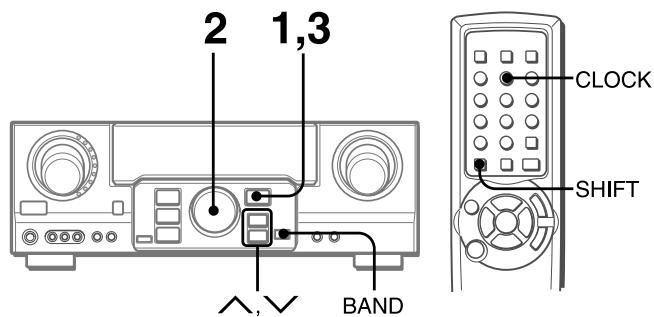 AIWA AV-S17 - SETTING THE CLOCK - 1