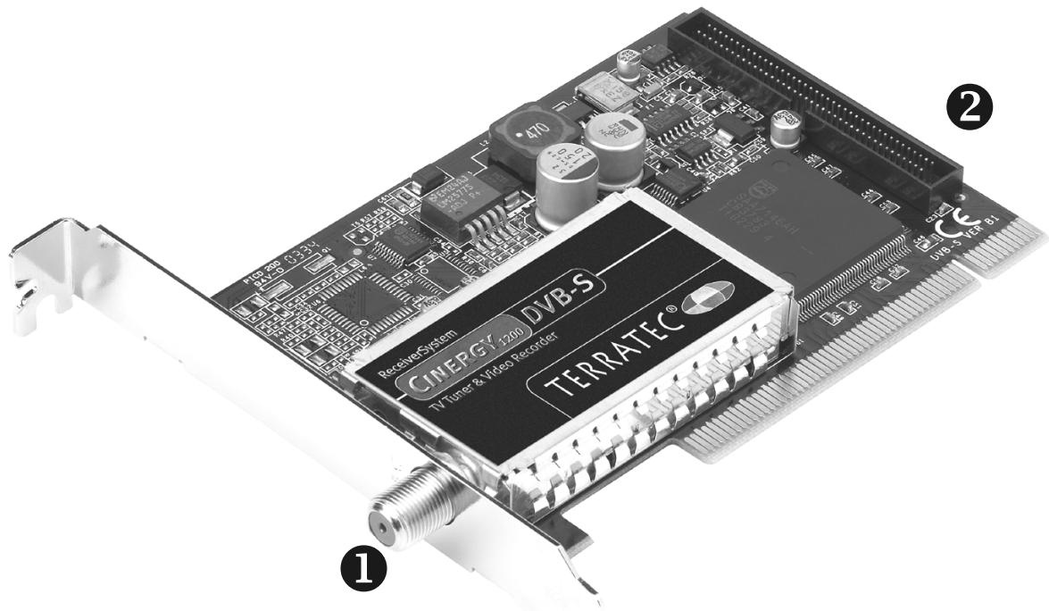 TERRATEC CINERGY1200DVB-S MANUAL - Aperçu du matériel - 1