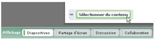 MACROMEDIA FLASHPAPER 2 - Pour télécharger un fichier SWF flashpaper dans breeze en utilisant le bouton sélectionner du contenu : - 1