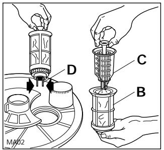 THERMA GSVB-45.1 - Nettoyage des filtrres centraux (Après chaque lavage) - 1
