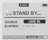 IRIVER H120 - POUR ARRETER L'ENREGISTREMENT - 1