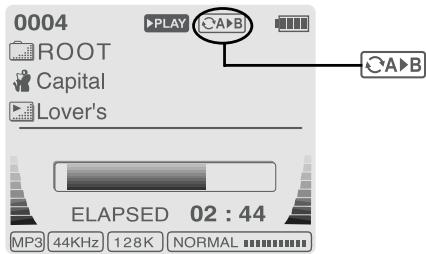 IRIVER H120 - REPETITION D'INTERVALLE - 4