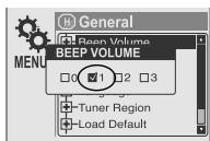 IRIVER H120 - ■ Modification des réglages par l'utilisateur - 2