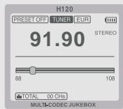 IRIVER H120 - UTILISATION DU TUNER FM - 4