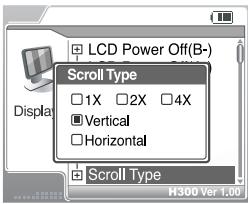 IRIVER H300 - Scroll Type - 1