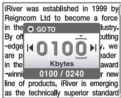 IRIVER H300 - Navigationnormale - 2