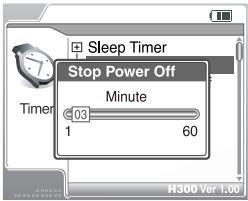 IRIVER H300 - Stop Power Off - 1