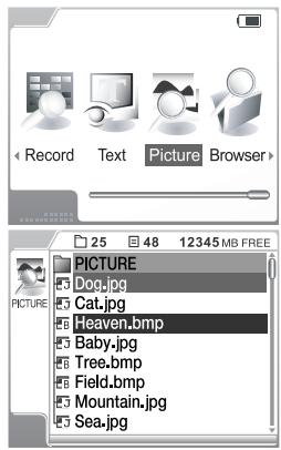 IRIVER H300 - Affichage de l'image - 1