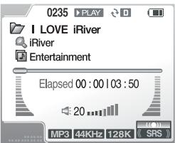 IRIVER H300 - Lecture de musique - 2