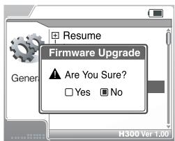 IRIVER H300 - Firmware Upgrade - 1
