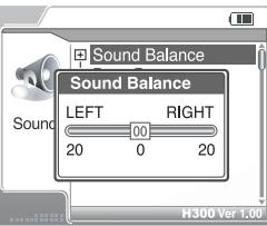 IRIVER H300 - Sound Balance - 1