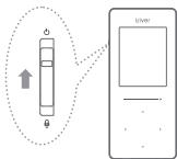 IRIVER T6 - Allumer/eteindre le produit - 1