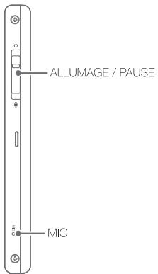 IRIVER T6 - Emplacement des commandes - 1