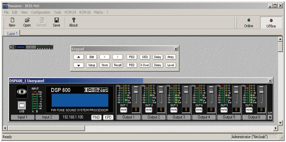 DYNACORD DSP 600 - IRIS-Net - 1