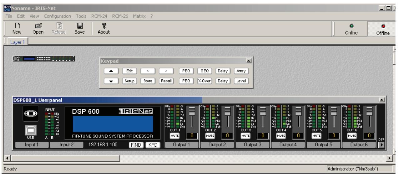 DYNACORD DSP 600 - IRIS-Net - 1