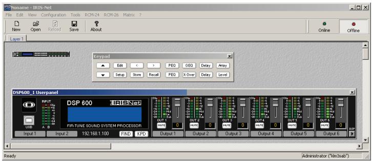DYNACORD DSP 600 - IRIS-Net - 1