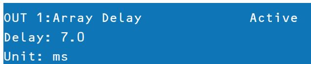 DYNACORD DSP 600 - ARRAY DELAY - 1