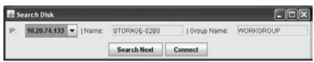 7LINKS PX-8020 - Trouver le serveur NAS via le logiciel fourni - 2