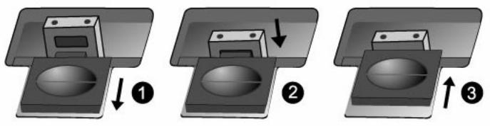 PLUSTEK OPTICBOOK 3600 PLUS - Schritt 1. Scanner entriegeln - 1