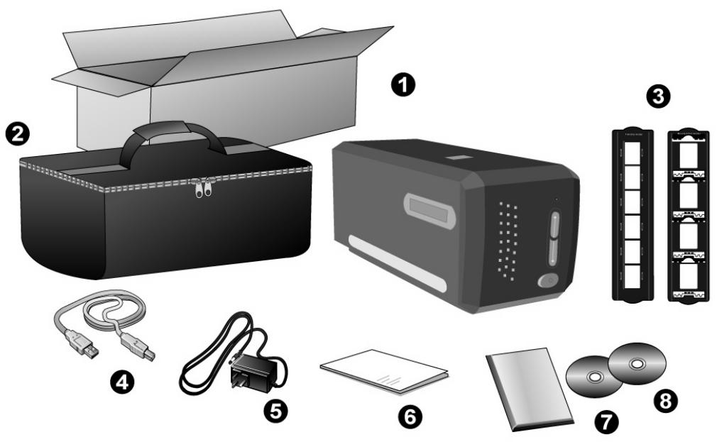 PLUSTEK OPTICFILM 7200I SE - Zawartość pudełka² - 1