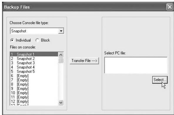 MACKIE TT24 - Sauvegarde et restauration de fichiers - 1