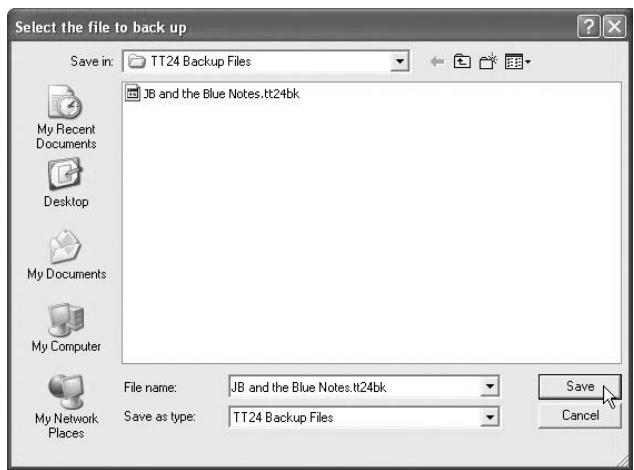 MACKIE TT24 - Sauvegarde et restauration de la mémoire de la console - 1