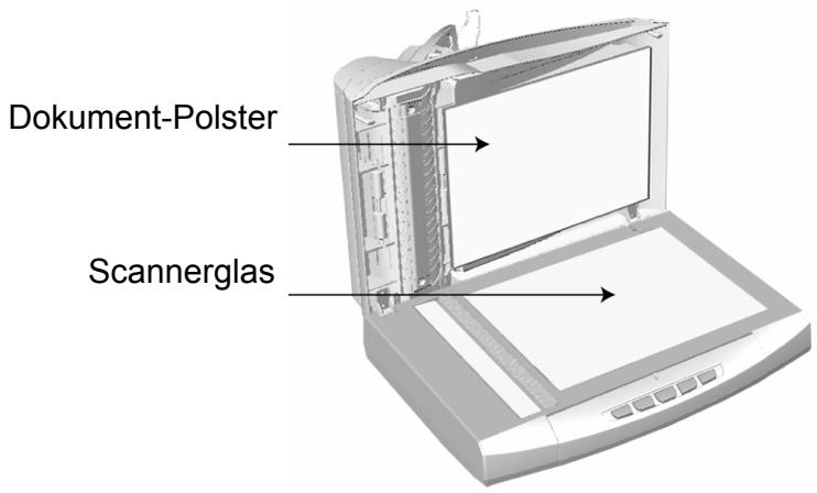 PLUSTEK SMARTOFFICE PL812 - Reinigung des Flachbetts - 1