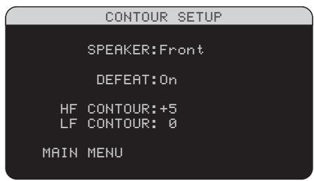 ROTEL RSX-1056 - Réglage du contour - 1