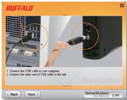 BUFFALO HD-CELU2 : DRIVESTATION 2SHARE - Pakkens indhold: - 5
