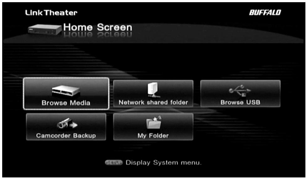BUFFALO LT-H90WN : LINKTHEATER HIGH DEFINITION WIRELESS MEDIA PLAYER - Settings - 1