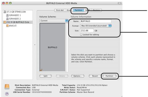 BUFFALO HD-LBU3 - Mac OS X 10.5 and later - 10