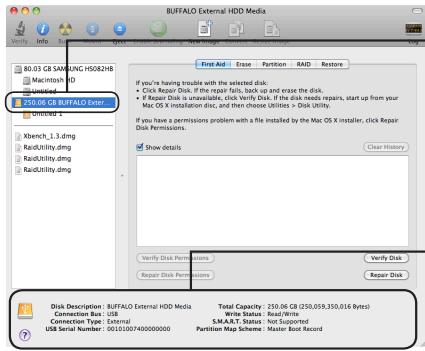 BUFFALO HD-LBU3 - وال الإصدارات الأحدث Mac OS X 10.5 - 2
