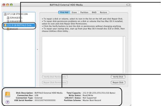 BUFFALO HD-LBU3 - Formatage en Mac OS Etendu - 2