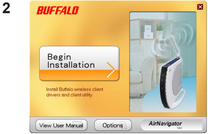 BUFFALO WLI-UC-GNM - Installation de pilotes sans fil - 1