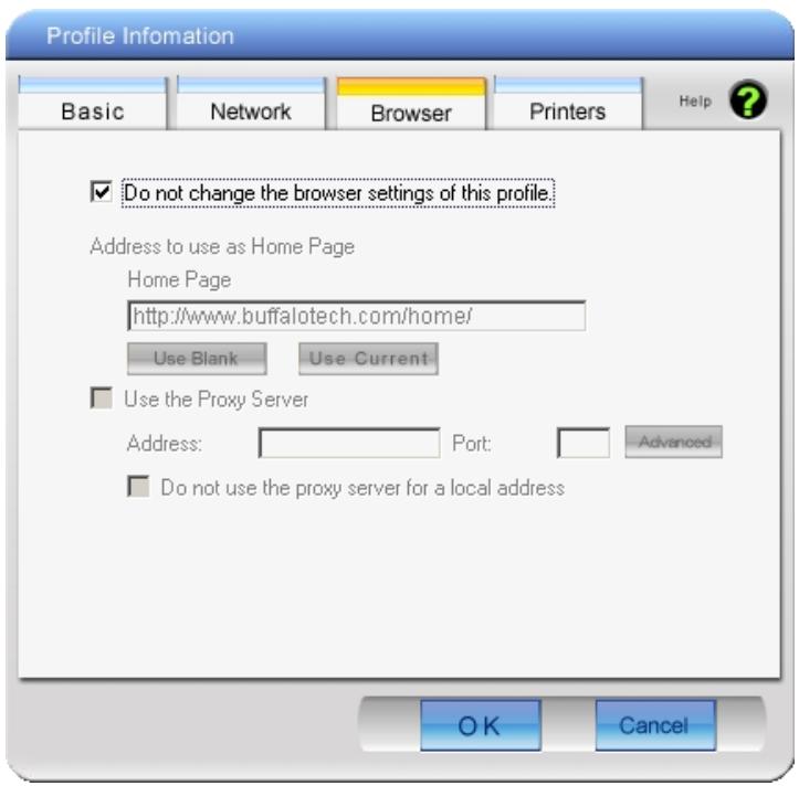 BUFFALO WLI-UC-GNM - Profile Information (Browser) - 1