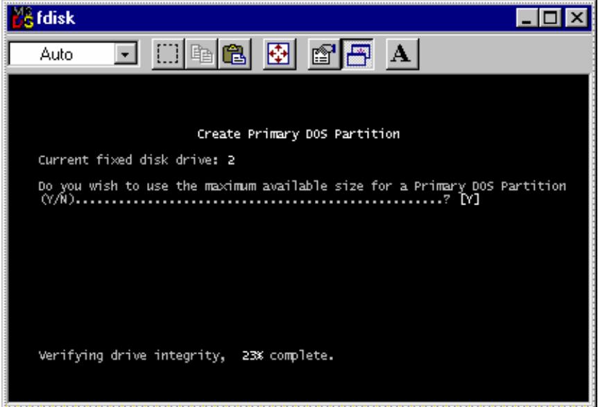 TVIX M-4000P - Faire une partition et formater le disque dur sous windows 98 se / me - 3
