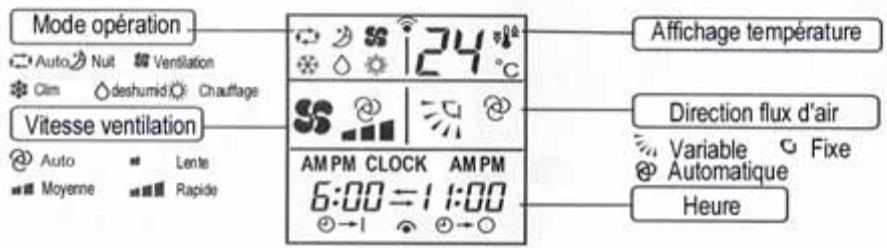 H&B H&B AC12000 - Description de l'affichage - 1
