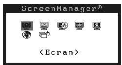 EIZO COLOREDGE CG242W - Entrée dans le programme Menu de réglage - 1