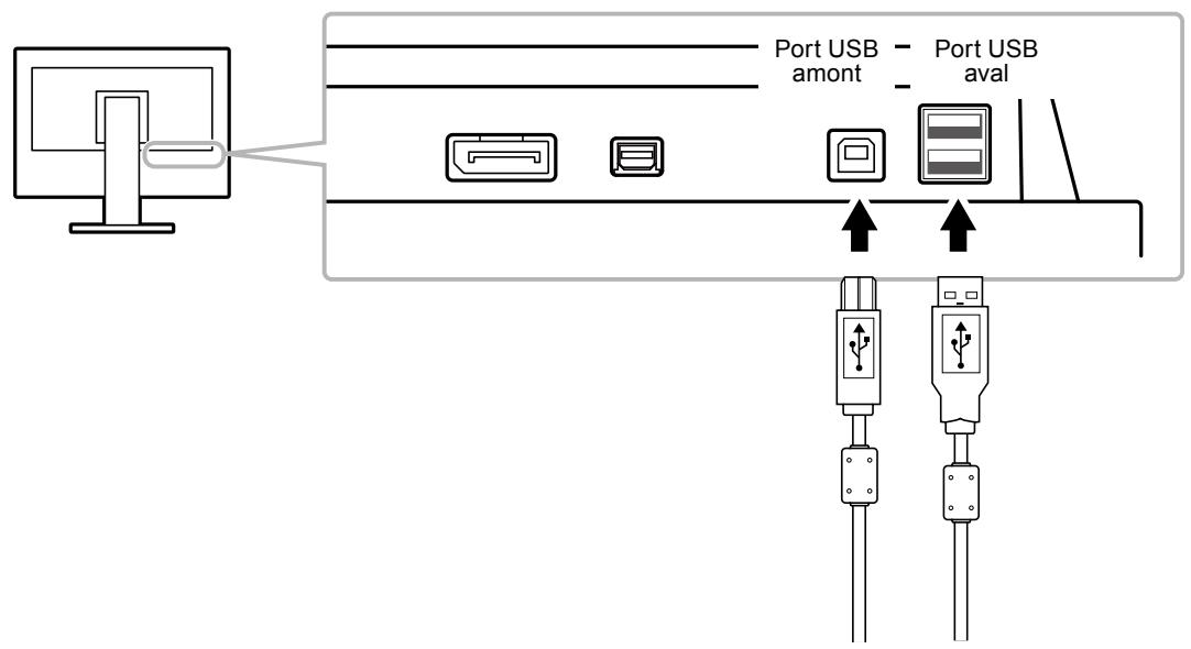 EIZO COLOREDGE CG275W - - Procedure de connexion (Configuration de la fonction USB) - 1